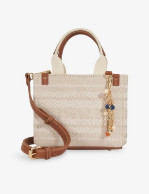 Dune Womens Natural Canvas Baby Deltra Canvas Tote Bag In Natural Canvas