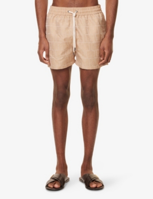 FRESCOBOL CARIOCA: Rio jacquard-pattern swim shorts