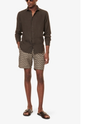 FRESCOBOL CARIOCA: Antonio Long-Sleeve Linen Shirt
