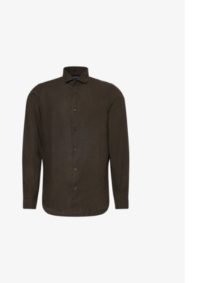 FRESCOBOL CARIOCA: Antonio Long-Sleeve Linen Shirt