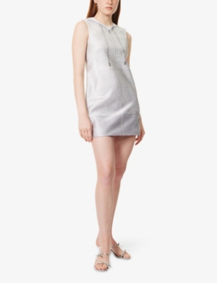 JW ANDERSON: Shift Sleeveless Woven Mini Dress