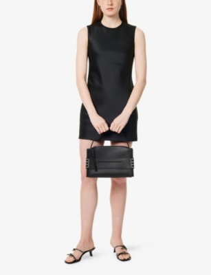 JW ANDERSON: Shift Sleeveless Woven Mini Dress