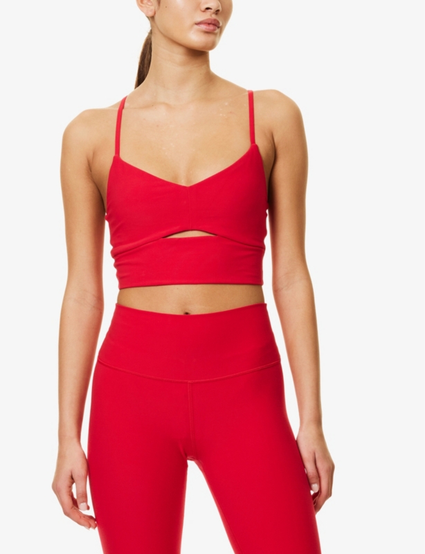 Alosoft Highlight Bra Stretch-Woven Tank Top