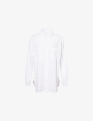 ALO YOGA: Dreamscape Button-Down Long-Sleeve Stretch-Woven Shirt