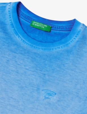 BENETTON: Faded-Effect Oversized Cotton-Jersey T-Shirt 1-6 Years