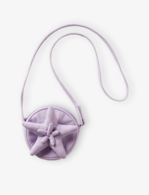 BENETTON: Kids' Star-Embellished Woven Cross-Body Bag