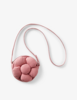 BENETTON: Kids' Star-Embellished Woven Cross-Body Bag