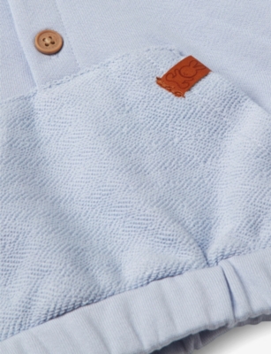 BENETTON: Button-Placket Round-Neck Cotton-Jersey Sweatshirt 1-18 Months
