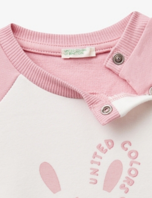 BENETTON: Graphic-Print Cotton-Jersey Tracksuit 1-18 Months
