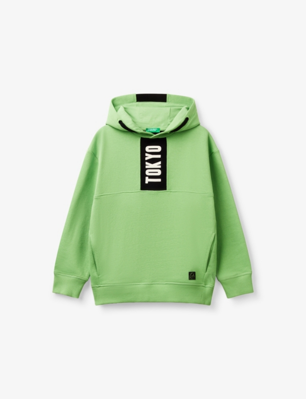 Relaxed-Fit Slogan-Print Cotton-Jersey Hoody 6-14 Years