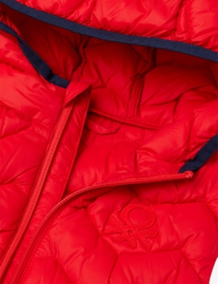 BENETTON: Hooded Quilted Shell Gilet 18 Months - 6 Years