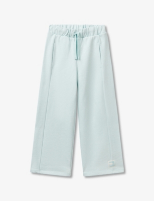 BENETTON: Wide-Leg Relaxed-Fit Cotton-Jersey Jogging Bottoms 6-14 Years
