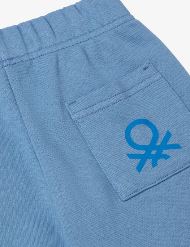 Bermuda Printed-Logo Cotton Shorts 18 Months-6 Years