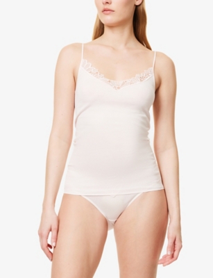 HANRO: Belina Embroidered Cotton Midi Briefs