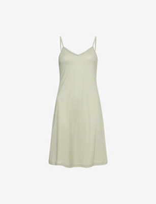 HANRO: Ultralight 90cm Cotton Slip Dress