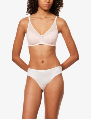 Hanro Womens  Gale Lace Stretch-woven Briefs
