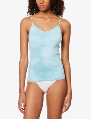 HANRO: Style Icon V-Neck Cotton-Jersey Top