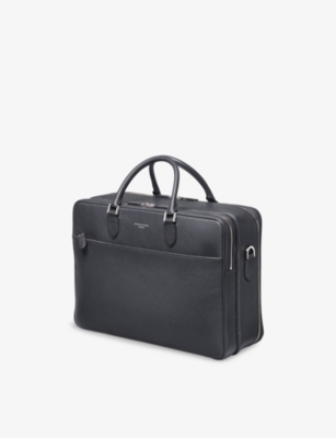 ASPINAL OF LONDON: 48 Hour Mount Street Leather Travel Bag