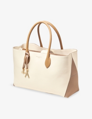 ASPINAL OF LONDON: London Leather Tote Bag