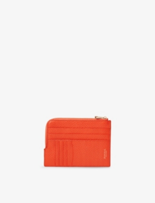 ASPINAL OF LONDON: Travel Zipped Leather Wallet
