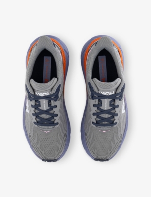 Hoka Womens Galactic Grey Challenger Atr 7 Mesh Trainers In Galactic Grey