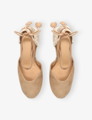 CASTANER: Carina Suede Wedge Espadrilles
