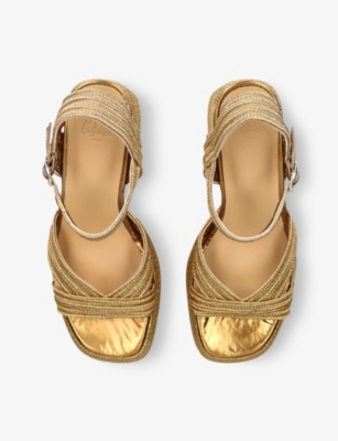 CASTANER: Valle Woven Heeled Sandals
