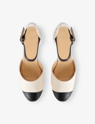 CASTANER: Coraline Woven Wedge Espadrilles