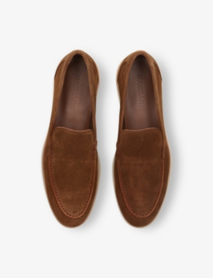 MAGNANNI: Altea Slip-On Suede Loafers