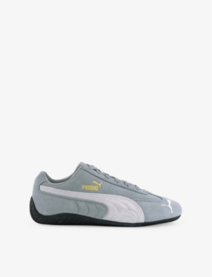 PUMA: Speedcat OG Logo-Print Suede Low-Top Trainers