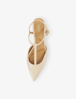 DUNE: Harler T-Bar Woven Flats