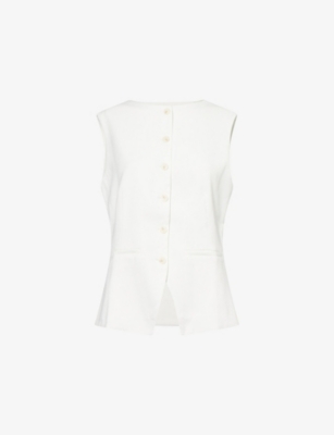 SAMSOE SAMSOE: Saruma Button-Down Woven Waistcoat