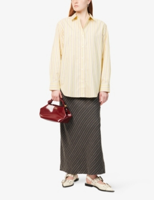 SAMSOE SAMSOE: Salova Striped Cotton Shirt