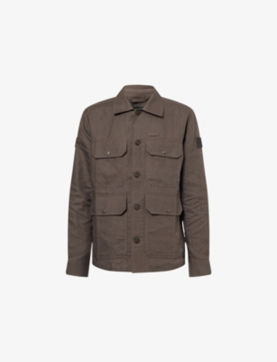 BELSTAFF: Forge Multi-Pocket Linen Overshirt