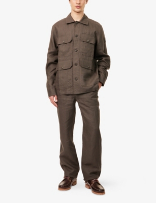 BELSTAFF: Forge Straight-Leg Linen Trousers