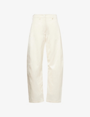 MAGDA BUTRYM: High-Rise Wide-Leg Cotton Trousers