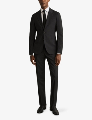 Reiss Mens  Promise Slim-fit Stretch Wool-blend Blazer