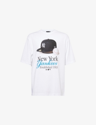 NEW ERA: MLB Scrip New York Yankees Graphic-Print Cotton T-Shirt