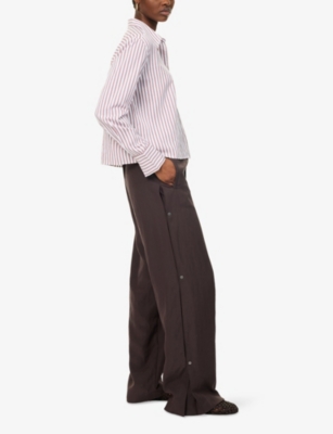 VINCE: Drawstring Straight-Leg Woven Trousers