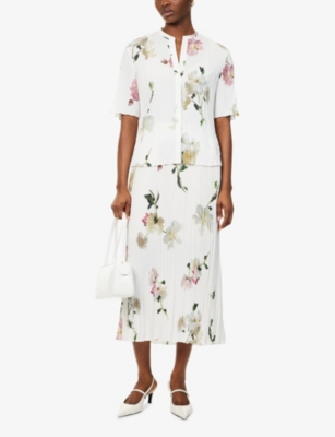 VINCE: Wilted Pleated Woven Shirt