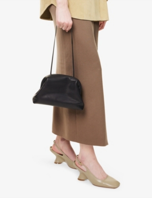 THE ROW: Mira Leather Clutch
