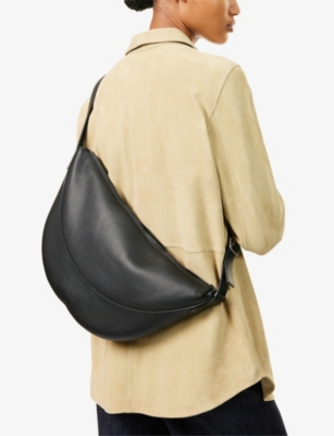 THE ROW: Jouve Leather Cross Body Bag