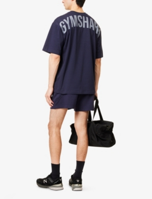GYMSHARK: Power Oversized-Fit Cotton-Jersey T-Shirt