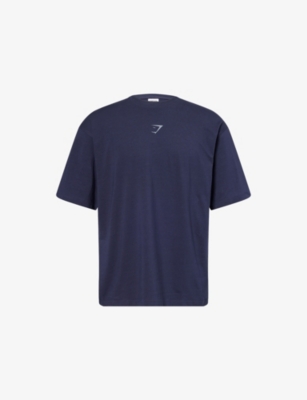 GYMSHARK: Power Oversized-Fit Cotton-Jersey T-Shirt