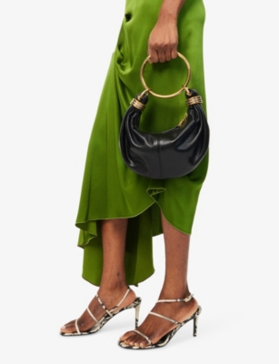 CHLOE: Bracelet Hobo Mini Leather Top-Handle-Bag