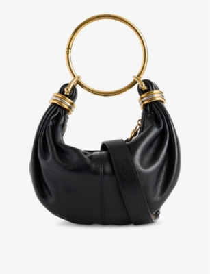 CHLOE: Bracelet Hobo Mini Leather Top-Handle-Bag