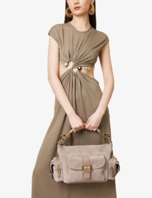 CHLOE: Camera Medium Suede Cross-Body Bag