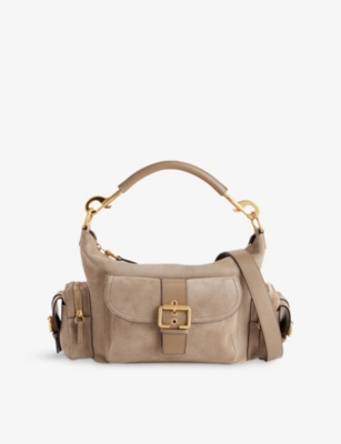 CHLOE: Camera Medium Suede Cross-Body Bag