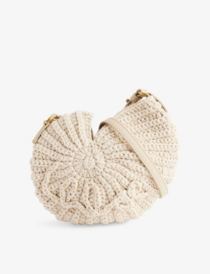 CHLOE: Sea Treasures Crochet-Knit Shoulder Bag