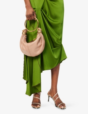 Chloé Womens Chloe Bracelet Hobo Mini Leather Top-handle-bag In Woodrose